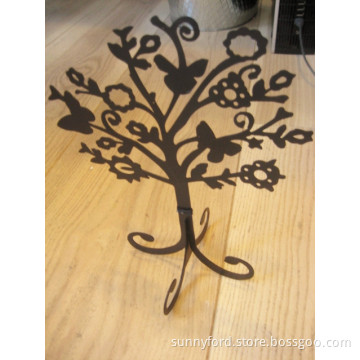 Metal Black Jewelry Tree, Jewelry Display (SFM1003)